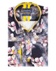 Lily Print Pure Cotton Men's Shirt with Matching Handkerchief