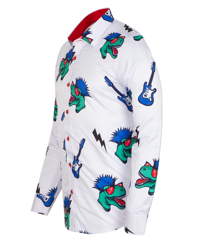 Dinosaur Print Long Sleeve Shirt