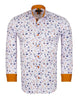 Yellow Floral Print Men's Shirt