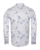White Colourful Spot Print Men's Shirt