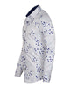 White Colourful Spot Print Men's Shirt