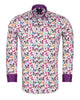 Hippy Butterfly Print Shirt with Matching Handkerchief
