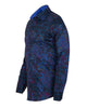 Check Paisley Print Men's Shirt with Matching Handkerchief