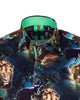 Wild Animals Print Shirt with Matching Handkerchief