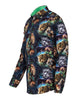 Wild Animals Print Shirt with Matching Handkerchief