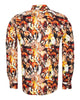Horse Print Men's Shirt with Matching Handkerchief