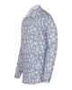 White Polka Dot Print Shirt with Matching Handkerchief