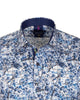 Jasmine Flower Print Shirt with Matching Handkerchief