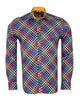 Multi Colour Windowpane Check Print Shirt