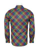 Multi Colour Windowpane Check Print Shirt