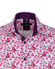 Purple Birds in Tree Print Long Sleeve Shirt