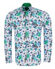Green Flower Print Shirt