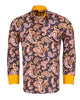 Brown Paisley Print Shirt