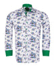 White Floral Print Shirt