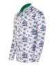 White Floral Print Shirt