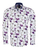 Purple Orchid Floral Print Shirt