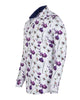 Purple Orchid Floral Print Shirt