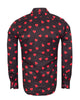 Black Heart Print Shirt
