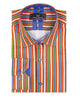 Colourful Pinstriped Print Shirt