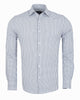 Dark Blue Checked Long Sleeved Shirt