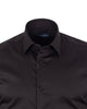 Black Plain Pure Cotton Non Iron Men's Shirt