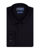 Black Plain Pure Cotton Non Iron Men's Shirt