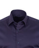 Dark Blue Plain Pure Cotton Men's Shirt