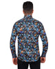 Colourful Spray Print Cotton Shirts For Men