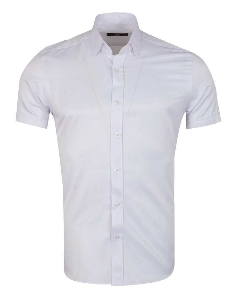 White Plain Short Sleeve Shirt