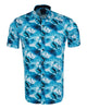 Dolphin Sea Wave Print Short Sleeve Shirt
