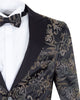 Black Floral Men's Fashion Blazer