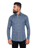 Small Floral Print Pure Cotton Shirt-Makrom