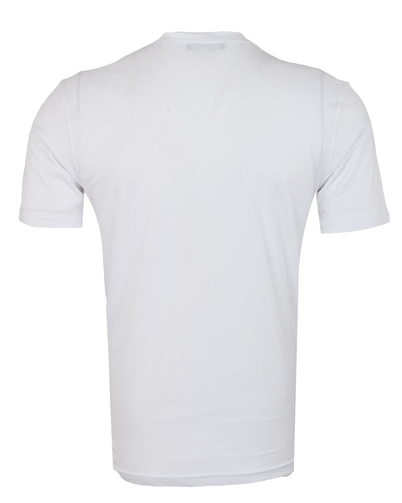 White Round Neck Plain T Shirt