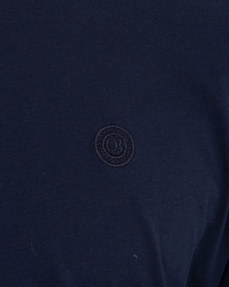 Navy Round Neck Plain T Shirt