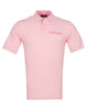 Pink Polo T-Shirt With Contrasting Collar
