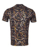 Black Chain Printed Body Fit T-Shirt