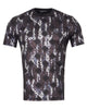 Grey Greca Square Print Body Fit T-Shirt