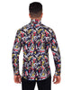 Vintage Cassette Tape Print Pure Cotton Shirt-Makrom