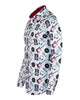 Vintage Record Store Music Print Men's Shirt-Makrom
