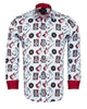 Vintage Record Store Music Print Men's Shirt-Makrom