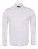 White Classic Single Cuff Men's Shirt-Makrom