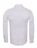 White Classic Single Cuff Men's Shirt-Makrom