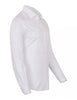 White Classic Single Cuff Men's Shirt-Makrom