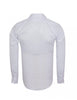 White Classic Twill Single Cuff Shirt-Makrom