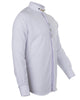 White Grandad Collar Chain shirt with Diamantes-Makrom