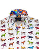 White Horse Print with Matching Handkerchief-Makrom