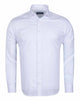 White Non Iron Casual Plain Shirt-Makrom