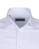 White Non Iron Casual Plain Shirt-Makrom