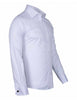 White Plain Double Cuff Shirt-Makrom
