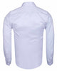 White Plain Double Cuff Shirt-Makrom